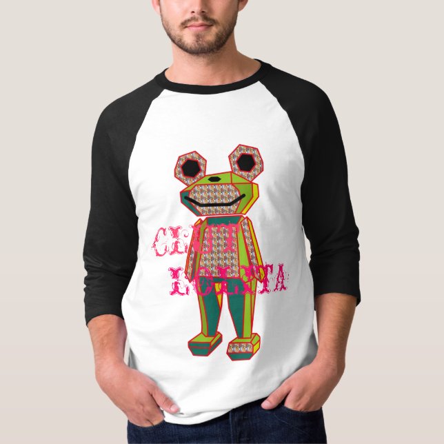 CAMISETA カエル　ロボット, CLUT, LOLITA　メンズ　Tシャツ (Frente)