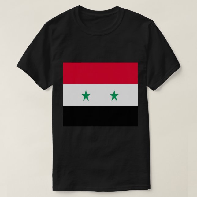 CAMISETA シリアの旗 (Frente do Design)