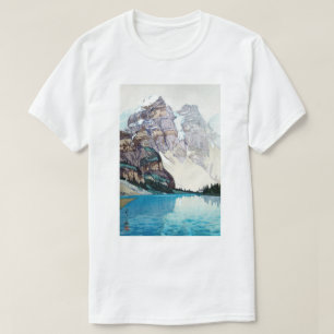 Camiseta モ レ 湖, Lago Moraine, Hiroshi Yoshida, Corte de Mad
