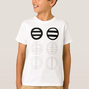 CAMISETA 二つ引きの作図