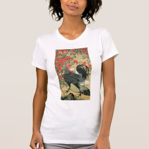CAMISETA 動 植 綵 絵(14)南 天 雄 鶏 図, 伊, 藤