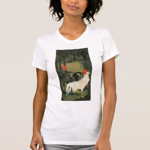 CAMISETA 動 植 綵 絵(16)棕 櫚 雄 鶏 図 伊, 藤