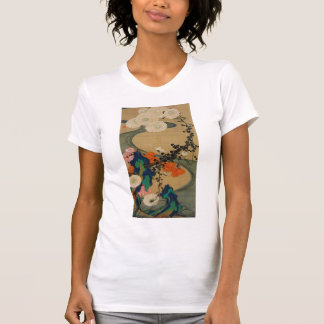 CAMISETA 動 植 綵 絵(29)菊 花 流 水 図 伊, 藤, 若