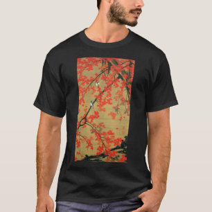 CAMISETA 動 植 綵 絵(30)紅 葉 小 禽 図, 伊 藤