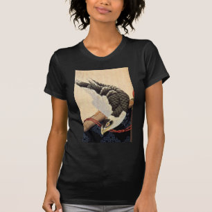Camiseta 北斎の鷹, falcão de Hokusai do 北斎, Hokusa