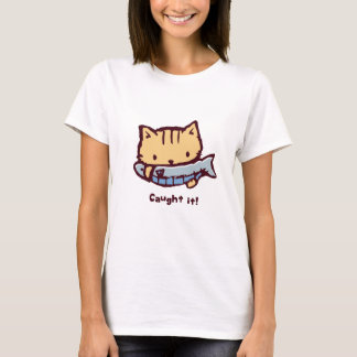 Camiseta 大きなお魚ゲット!| Big Catch! Cute Kitten with a Fish
