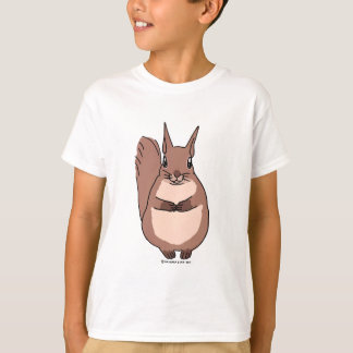 CAMISETA 手をぎゅっとしてただ立っているリス