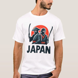 CAMISETA 日本の忍者と侍