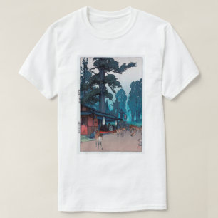 Camiseta 春 日 大 鹿 の, Veado do Shrine Kasuga, Hiroshi Yoshida