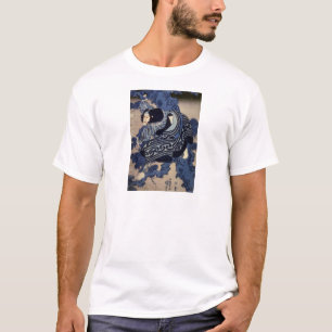 Camiseta 歌舞伎役者, ator de Kabuki do 国芳, Kuniyos