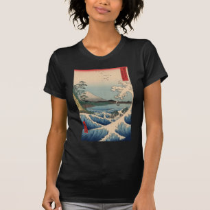 Camiseta 波と富士山, onda do 広重 e Monte Fuji, Hiro