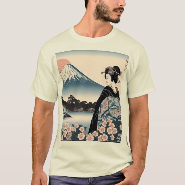 CAMISETA 浮世絵007 (Frente)
