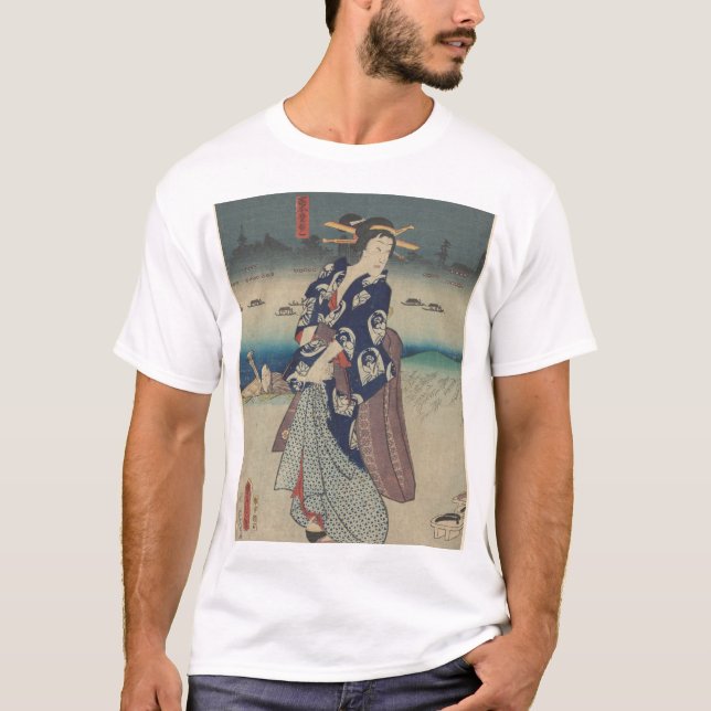 Camiseta 浮世絵　ukiyo-e (Frente)