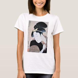 Camiseta 深 く 恋,歌 麿 Profundamente Hidden Love, Utamaro, Ukiy
