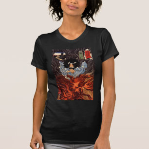 Camiseta 火 の 男, 国 Homem do Fogo, Kuniyoshi, Ukiyo-e