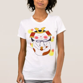 Camiseta 猫将軍　Shogun the cat　Japanese　Traditional　Vintage