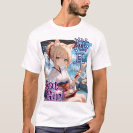 CAMISETA 猫耳娘が温泉に来た!