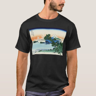 Camiseta 相州七里浜, opinião Monte Fuji do 北斎 de
