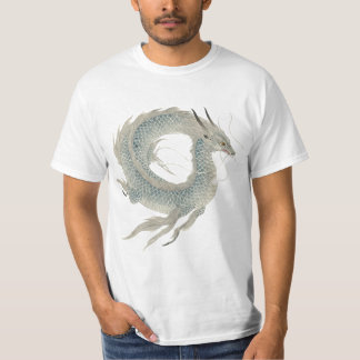 Camiseta 「神蒼龍」Japanese style ink painting T-shirt