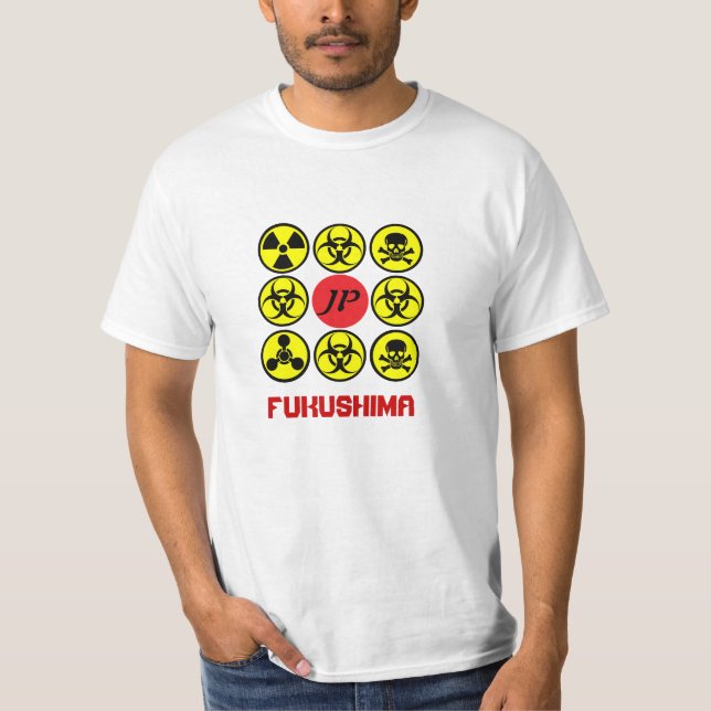 Camiseta 福島 do JP Fukushima do 日本国 de Japão (Frente)