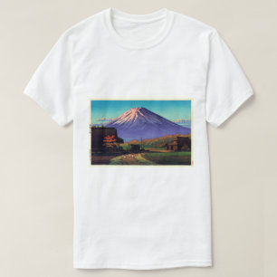 Camiseta 船 津 の 士, Monte Fuji, do Funatsu, Hasui Kawase