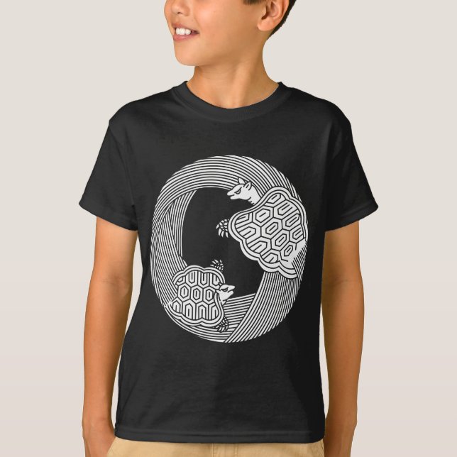 CAMISETA 親子亀 (Frente)