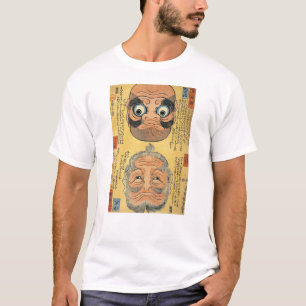 Camiseta 逆 さ 絵, 国 Vamos de cabeça para baixo, Kuniyoshi, Uk