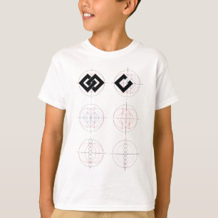 CAMISETA 違い釘抜きの作図
