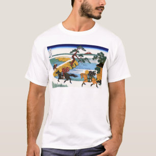 Camiseta 隅 田 川 関 の 屋 里, 北 Ver Mt.Fuji do rio Sumida
