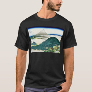Camiseta 青 山 座 松, 北 斎 Ver o Monte Fuji de Aoyama, Hokusai,