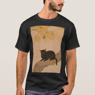 Camiseta 黒猫, gato preto do 春草, Shunsō
