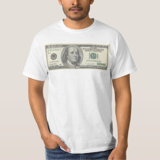 CAMISETA $100ドル札