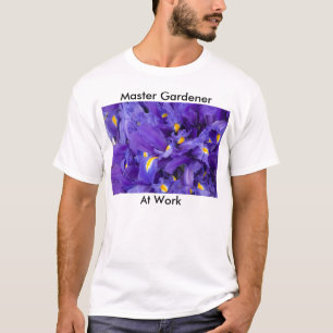 Camiseta 000050, jardineiro mestre, no trabalho