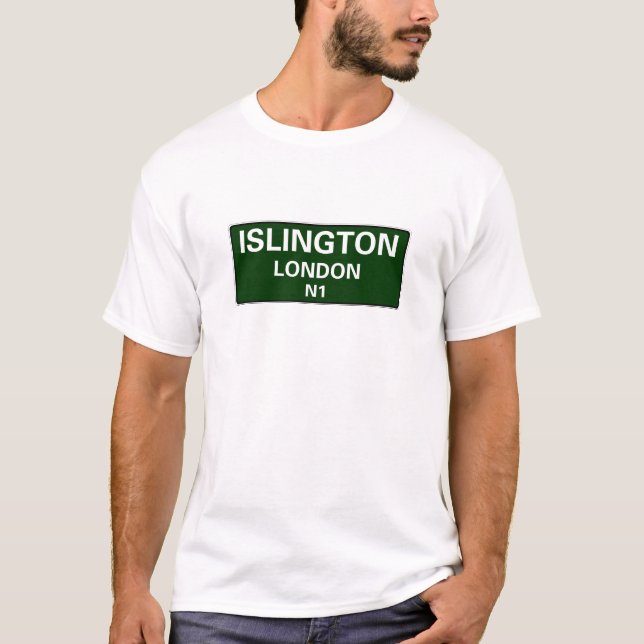 CAMISETA 000 SINAIS DE RUA - LONDRES - ISLINGTON N1 (Frente)