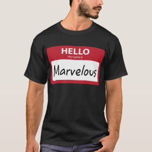 Camiseta 001 maravilhosos