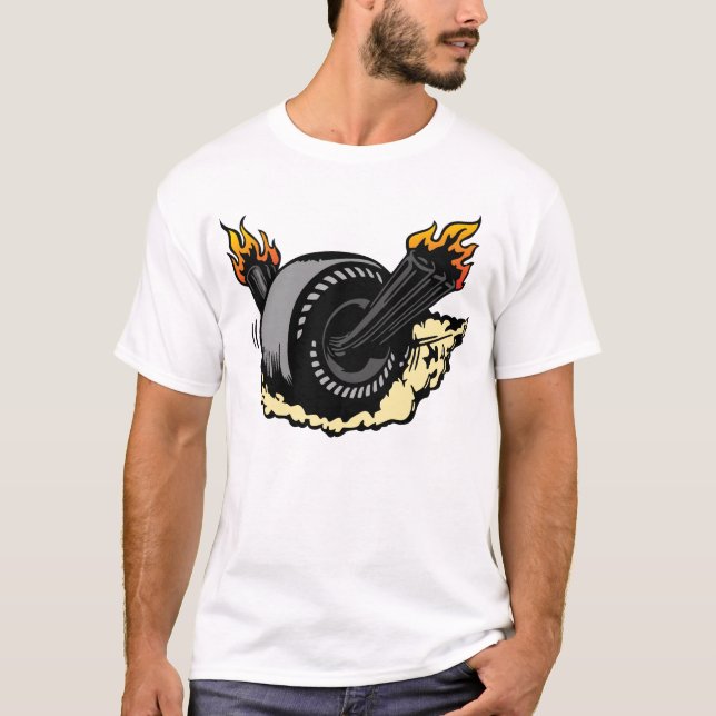 Camiseta 00297 Roda de queimadura (Frente)