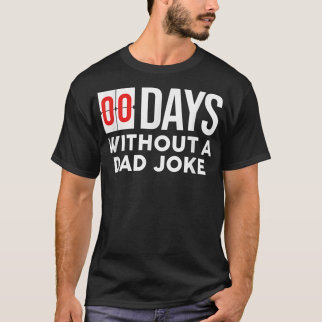 Camiseta 00 Dias Zero Sem Um Pai Engraçado Piada (Frente)
