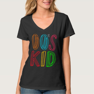 Camiseta 00's Kid Outfit Women Men Vintage Retro 2000's Kid