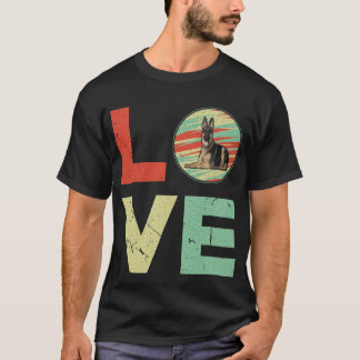 Camiseta 012 Amor de Pastor Alemão