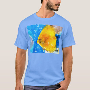 Camiseta 018 Solteiro Amarelo Ângora Ângora Ângulo w