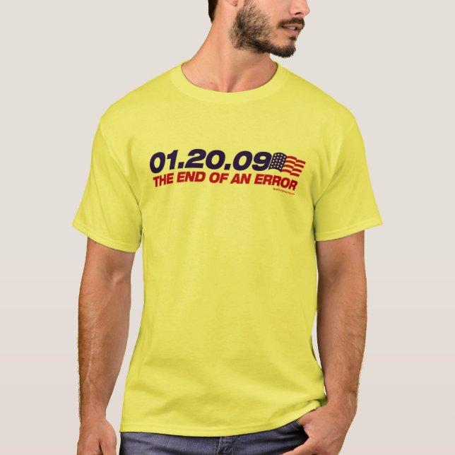 Camiseta 01.20.09 - o fim de um erro (Frente)