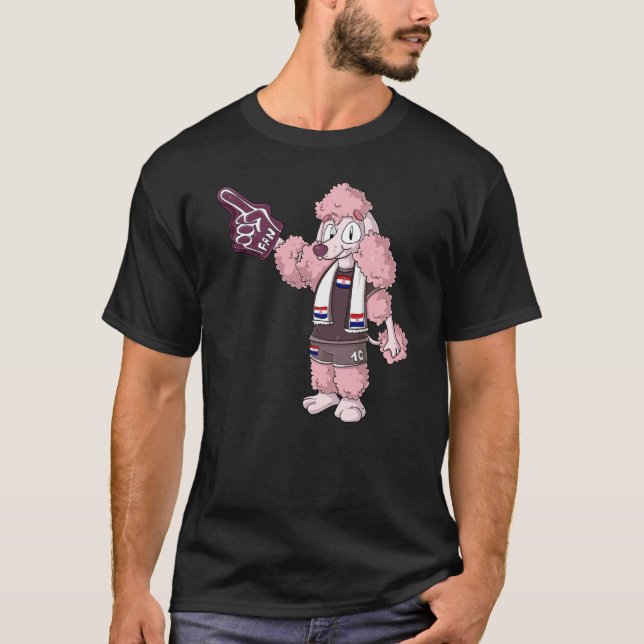 Camiseta 01 Fã Poodle Croácia (Frente)