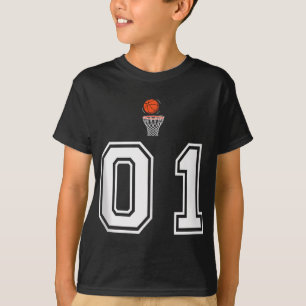 Camiseta 01 Número de Estilo de Basquete Vintage White Tank