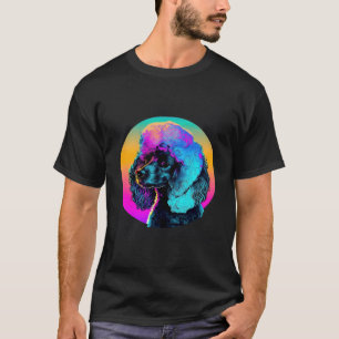 Camiseta 01 Synthwave dos anos 80 e Estética de Poodle