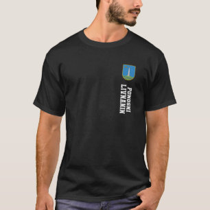 Camiseta 022 Sobrenome De Bandeira Da Bósnia Do Braço Emble