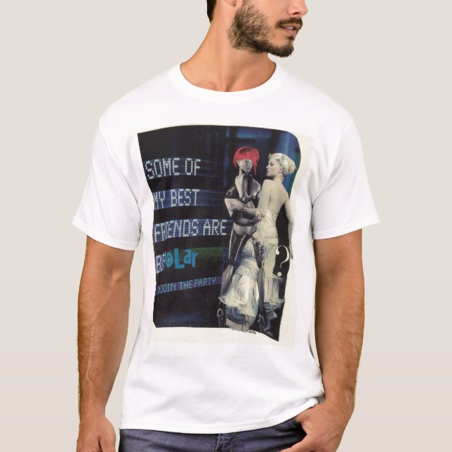 Camiseta 035 - Alguns de meus melhores amigos são t-shirt (Frente)