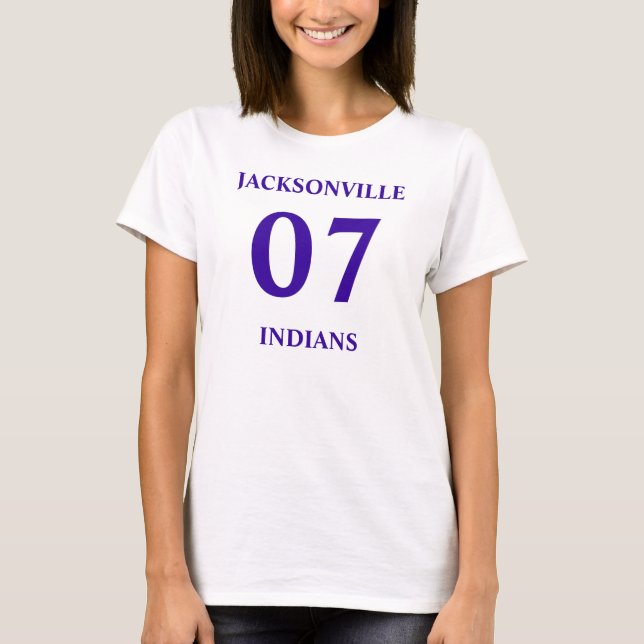 CAMISETA 07, JACKSONVILLE, INDIANOS (Frente)