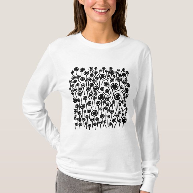 Camiseta 090512 - Black on Light (Preto sobre luz) (Frente)