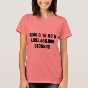 Camiseta 0 a 60 nos segundos