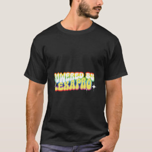 Camiseta 0 alimentado por lexapro vintage Saúde Mental Tome